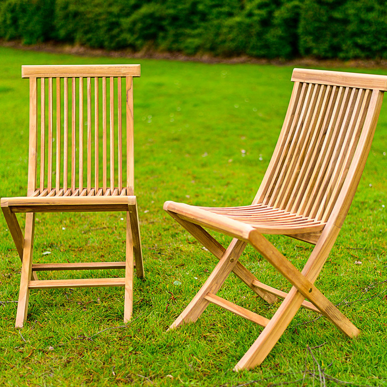 Product photograph of Turin Foldng Teak Deck Chair from Cotswold Teak
