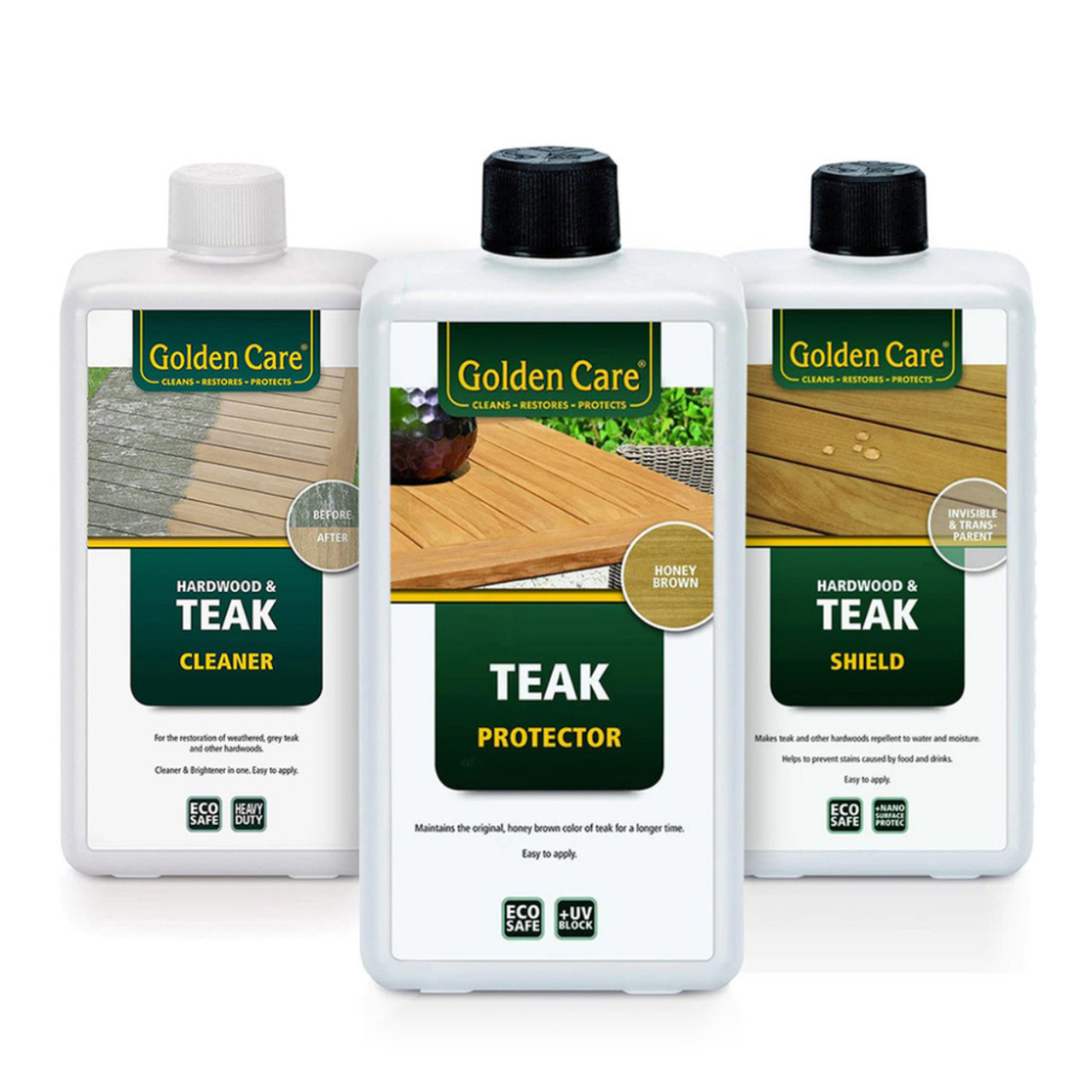 Product photograph of Teak Care Kit - 1 Litre Bottles from Cotswold Teak