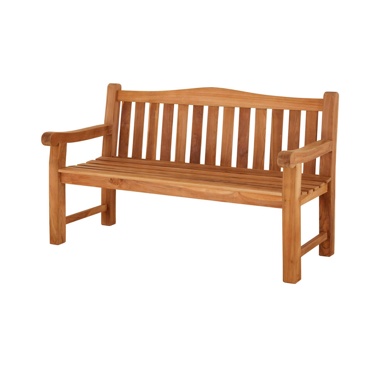 Product photograph of Warwick Solid Teak 3 Seater Garden Bench - 150cm from Cotswold Teak