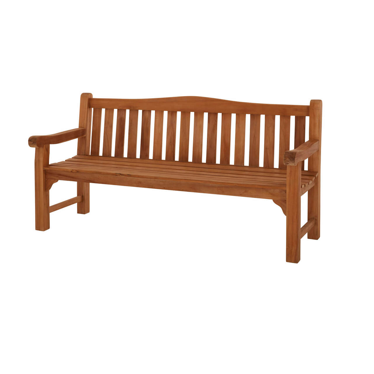 Product photograph of Warwick Solid Teak 4 Seater Garden Bench - 180cm from Cotswold Teak