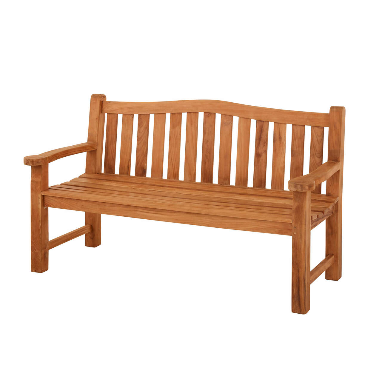 Product photograph of Wasdale Solid Teak Garden Bench 3 Seater - 150cm from Cotswold Teak