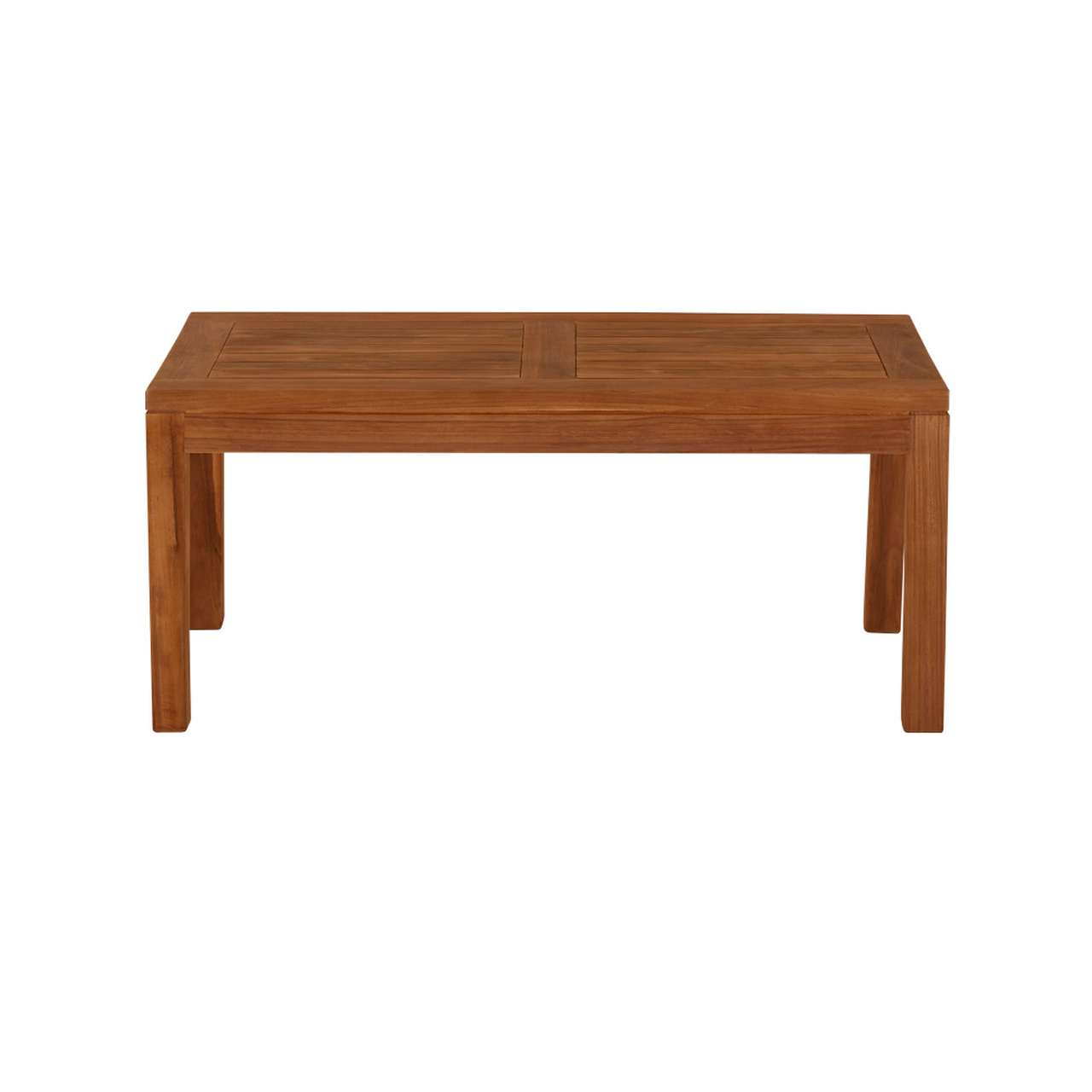 Product photograph of Burford Teak Coffee Table - 100cm X 50cm from Cotswold Teak