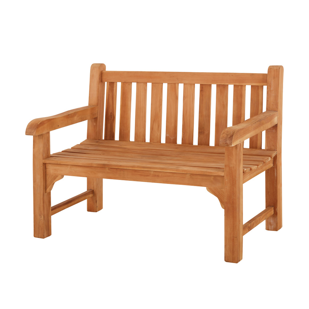 Product photograph of Buttermere 2 Seater Teak Garden Bench - 120cm from Cotswold Teak