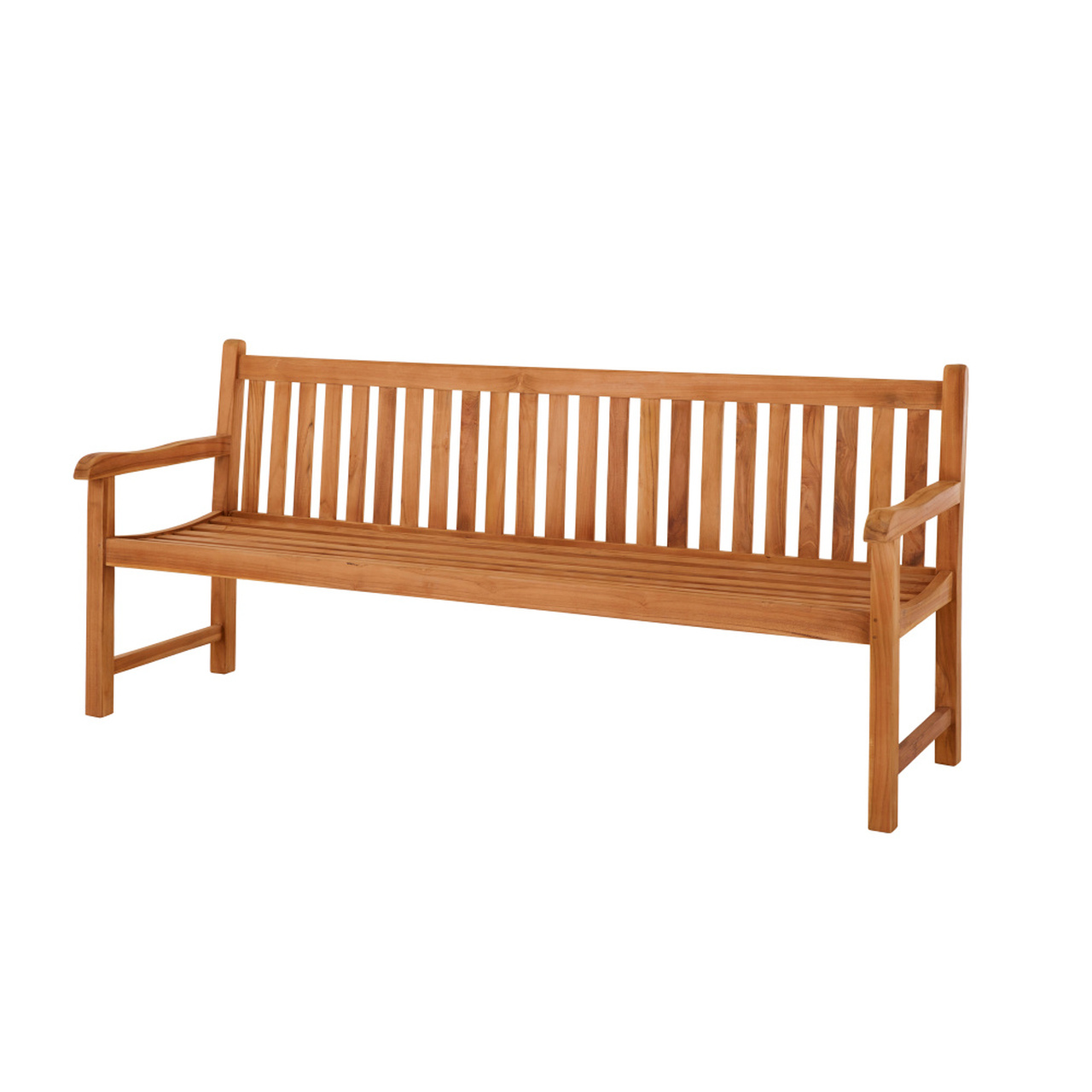 Product photograph of Buttermere 5 Seater Teak Garden Bench - 200cm from Cotswold Teak