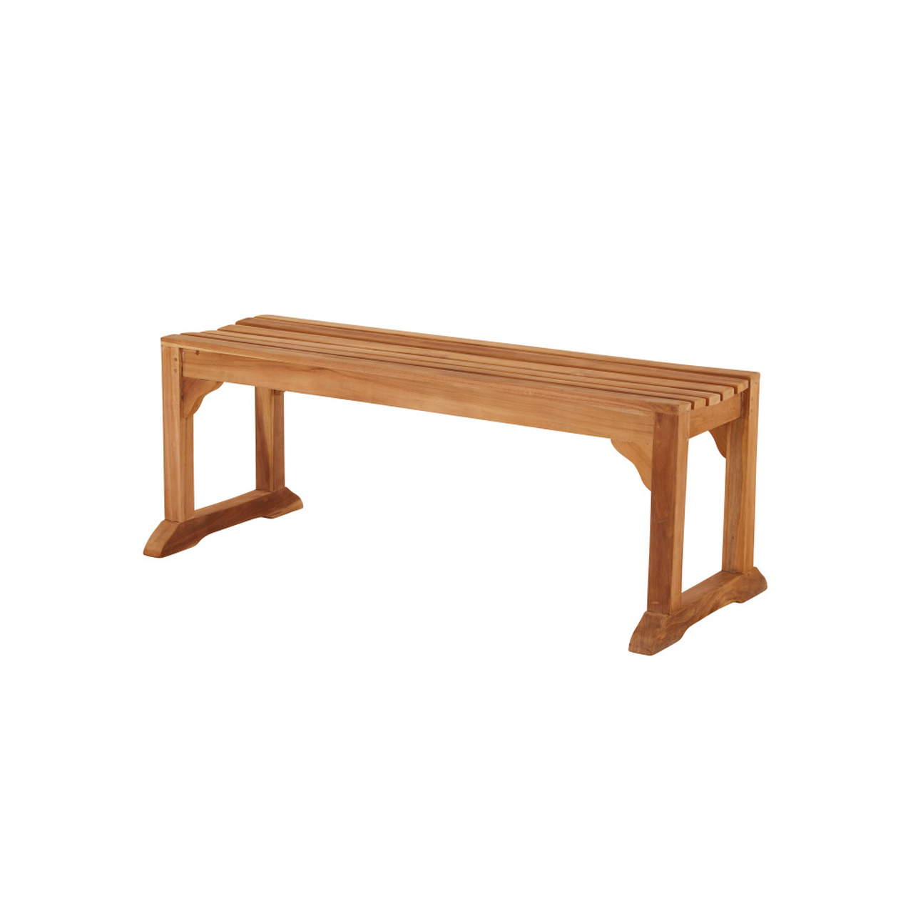 Product photograph of Esthwaite Solid Teak 2 Seater Garden Bench from Cotswold Teak