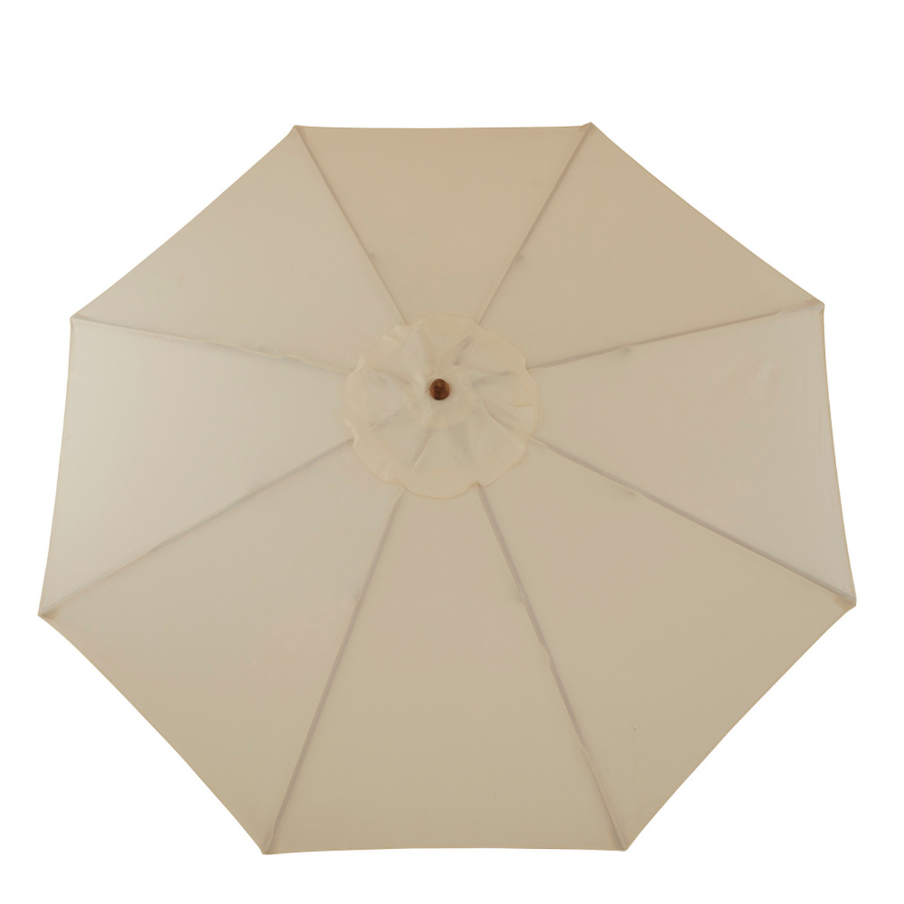 Product photograph of Solid Hardwood Parasol - Natural from Cotswold Teak