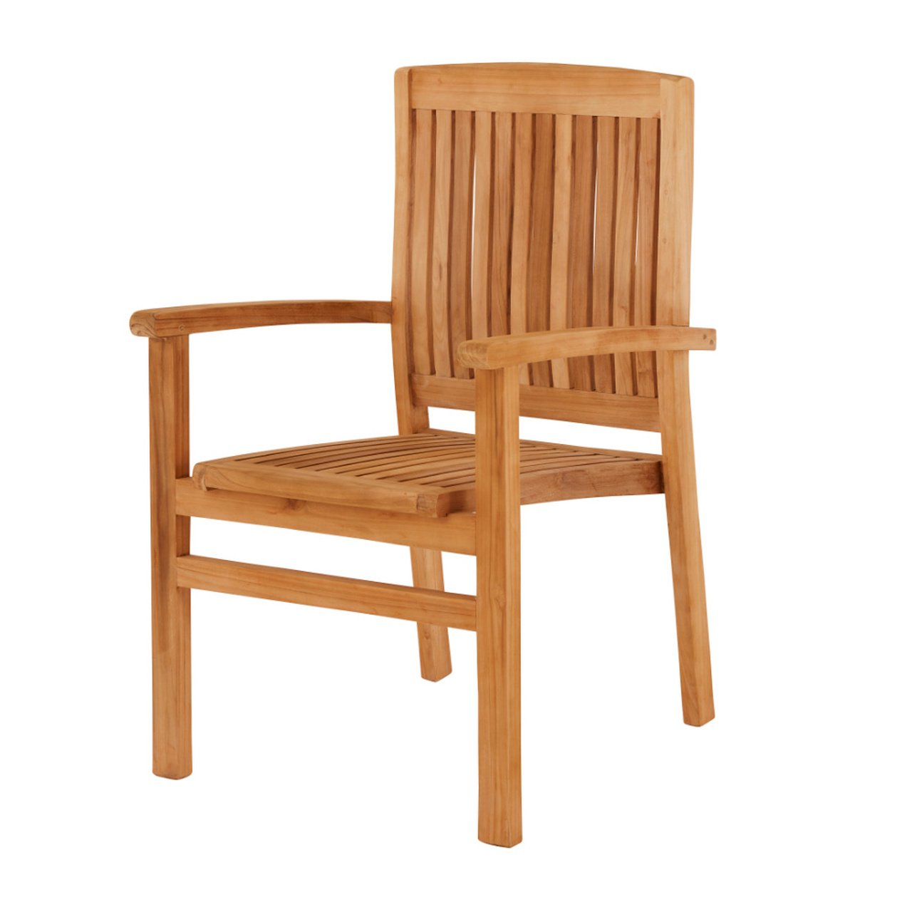 Product photograph of Henley Teak Stacking Armchair from Cotswold Teak