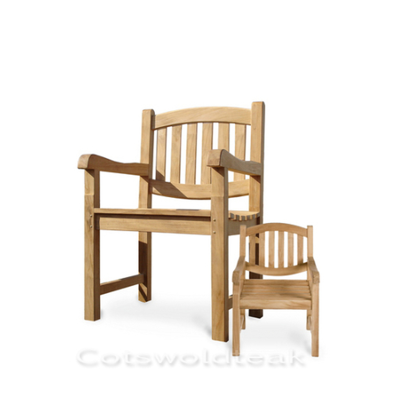 Product photograph of Goliath Giant Teak Chair from Cotswold Teak.