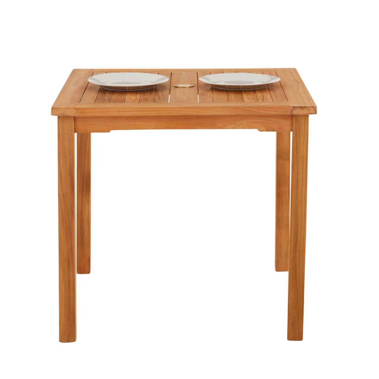 Product photograph of Marbrook Teak Table 80cm X 80cm from Cotswold Teak