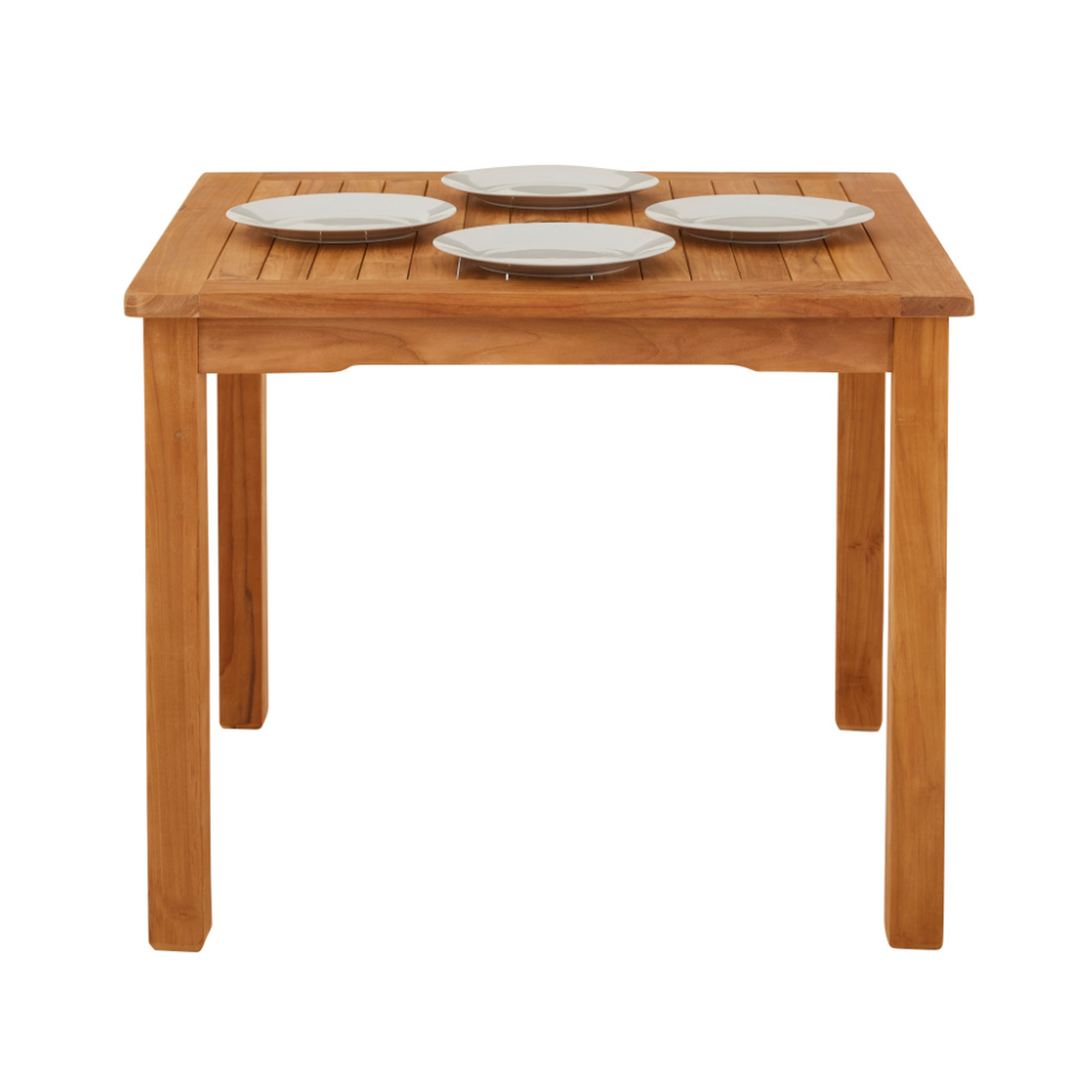 Product photograph of Marbrook 4 Seater Teak Table 90cm X 90cm from Cotswold Teak