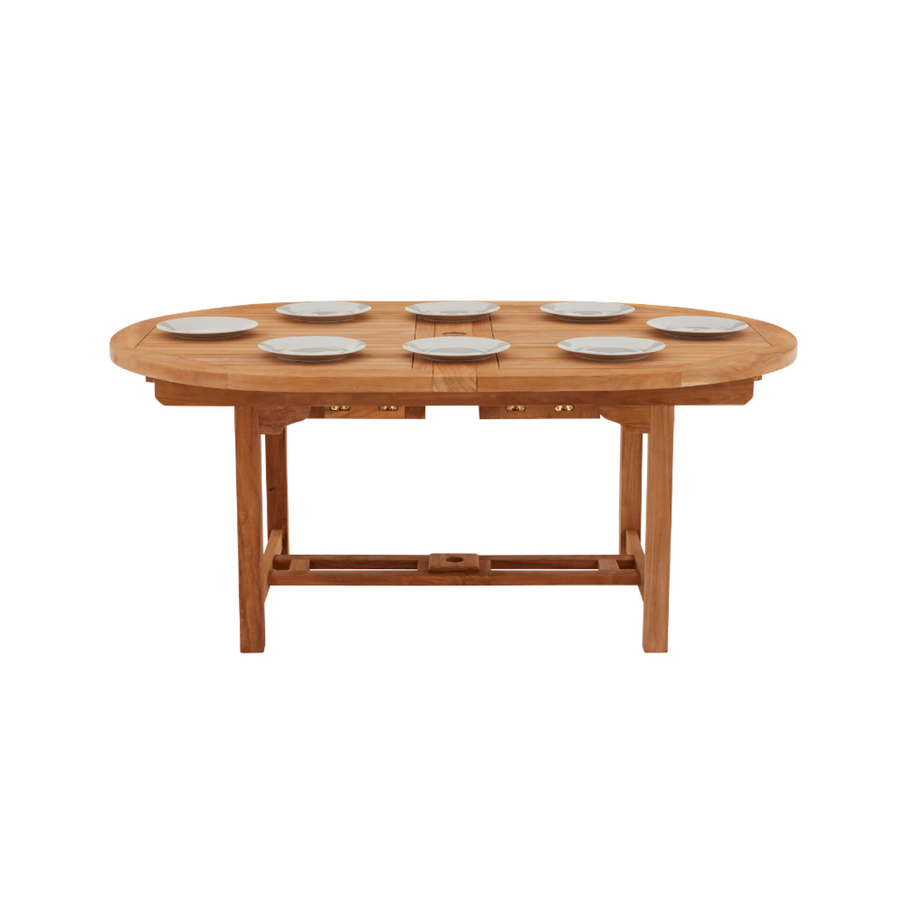Product photograph of Avon 10 Seater Extending Oval Teak Table - 180cm from Cotswold Teak