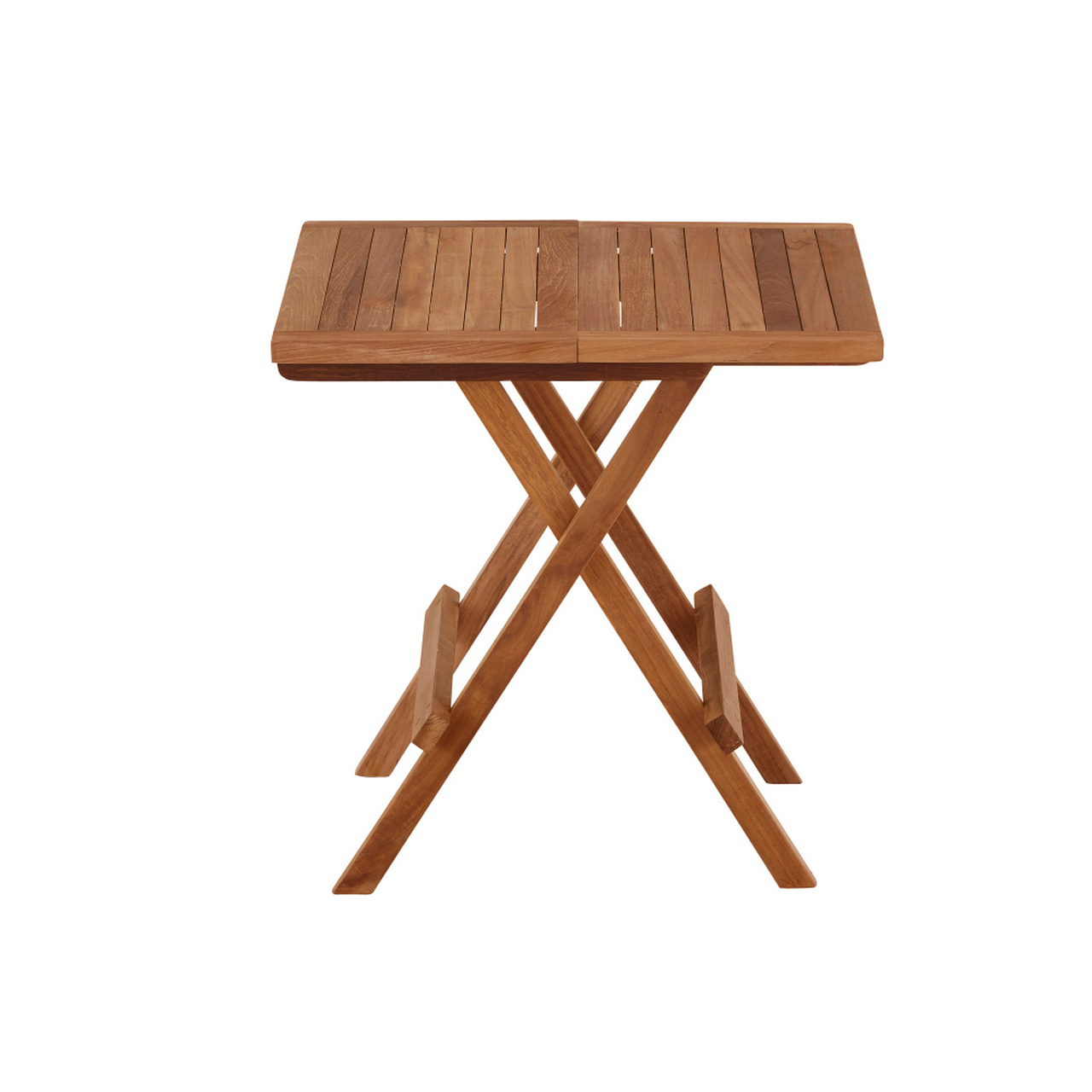 Product photograph of Calcot Square Folding Teak Picnic Table from Cotswold Teak