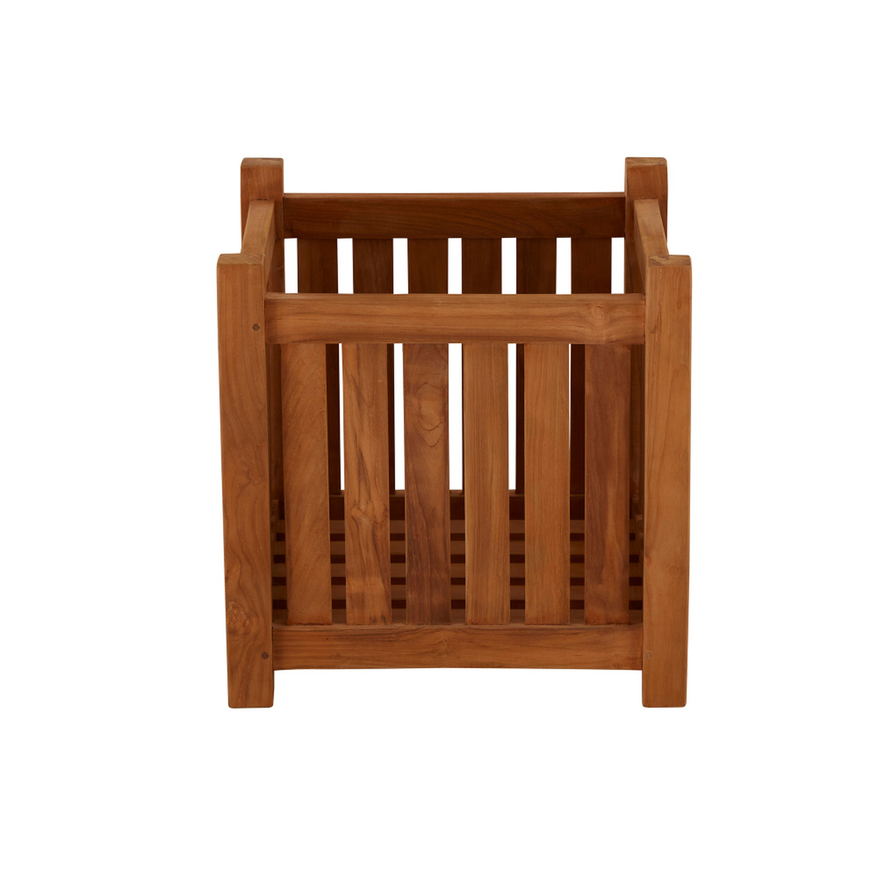 Product photograph of Solid Teak Planter - Medium from Cotswold Teak