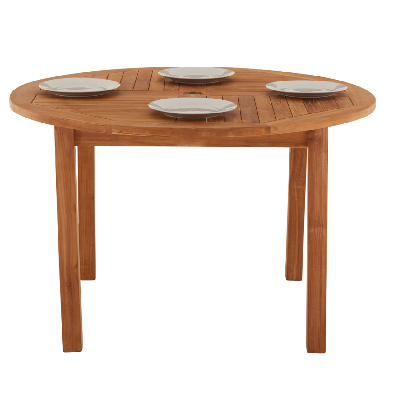 Product photograph of Churn 4 Seater Teak Table 120cm from Cotswold Teak