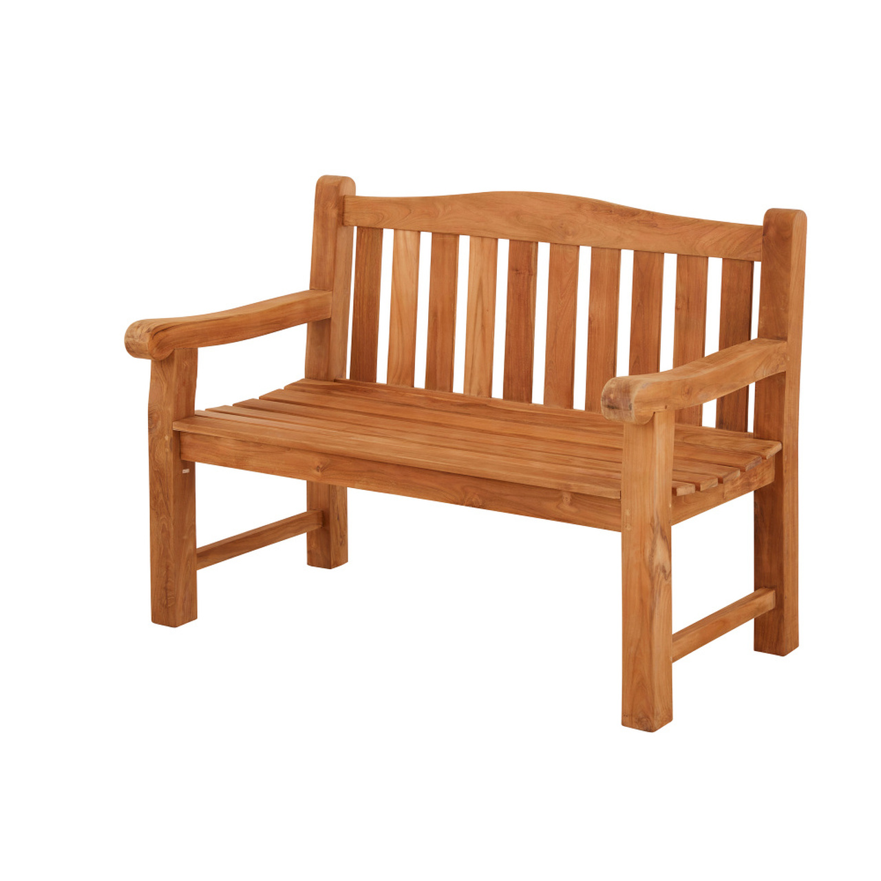 Product photograph of Warwick Solid Teak 2 Seater Garden Bench - 120cm from Cotswold Teak